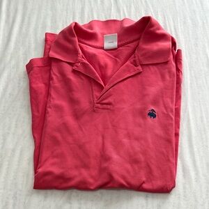 Men's Pink Polo Shirt with Embroidered Logo